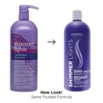 thumbnail image 3 of Clairol Professional Shimmer Lights Purple Shampoo & Conditioner 31.5oz Duo, 3 of 6