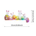 thumbnail image 2 of 2023 Easter Bunny Decor Wooden Stand Cute For Table Door Frame, 2 of 3