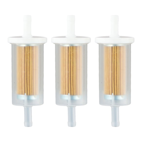 Bgsha 3pcs1/4 Inch Inline Fuel Filters 695666 845125 Fuel Filter For MTD Troy Bilt 691035 5065 493629 Lawn Mower Tractor Filters Parts