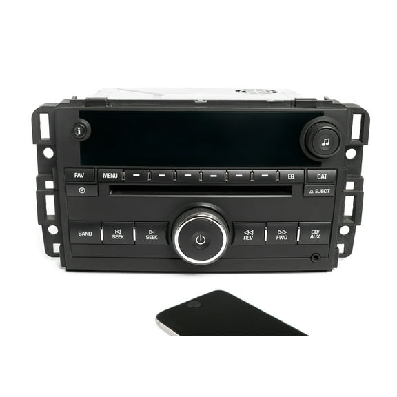 Restored 2008 Buick Enclave AM FM CD Player Radio w Aux Input Bluetooth Upgrade 25831565 (Refurbished)