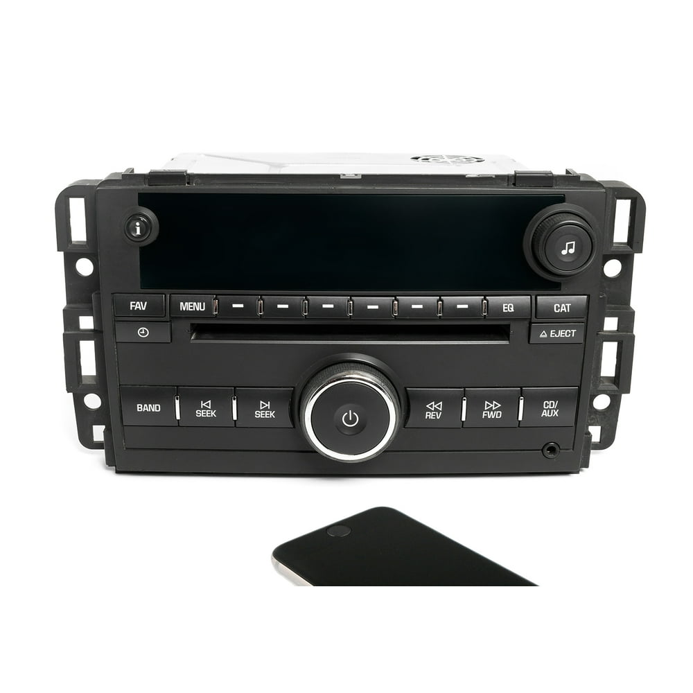 2008 Buick Enclave AM FM CD Player Radio w Aux Input Bluetooth Upgrade