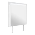 thumbnail image 6 of Naomi Silver with Faux Marble Detailing Queen Bedroom Set with LED Light, 6 of 10