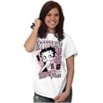 thumbnail image 5 of Betty Boop Kanji Hashtag Attitude Women's Graphic T Shirt Tees Brisco Brands X, 5 of 5