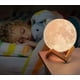 thumbnail image 3 of Moon Lamp 2023 Upgrade with Timing 3D Printing Moon Night Light 16 Colours 15cm with Wooden Stand Remote & Touch Control and USB Rechargeable Gift, 3 of 5