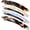 Ivory,Beige,light blue,Tortoise Shell, variant on Small Tortoise Acetate Automatic Hair Clips for Women - Thin Hair Barrettes, 4pcs