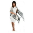 thumbnail image 6 of Women's Winter Knit Mayan Pattern Fringe Knit Poncho, 6 of 9
