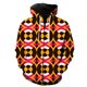 thumbnail image 1 of Sudadera con capucha y cremallera para hombre, estilo étnico exótico retro, con estampado 3D, estilo urbano de gran tamaño, estilo hip hop de primavera para adolescentes, chaquetas divertidas con capu, 1 of 6