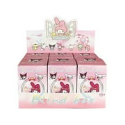 Sanrio My Melody Tea Party Blind Box Tide Play Display Piece Melody Tie Cute Desktop Hand Do Gift Decoration Collection