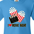 thumbnail image 4 of Inktastic I Love Movie Night Youth T-Shirt, 4 of 5