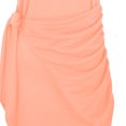 thumbnail image 6 of Fartey Tie Front Tank Dress for Women Sleeveless Scoop Neck Dresses Slim Fit Solid Color Bodycon Wrap Mini Dress High Elastic Summer Trendy Dress Pink S-2XL, 6 of 6