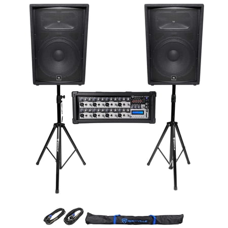 Rockville (2) JRX215+RPM85+RVSS2-TSNL4 - Audio system - 2 x 225 Watt price history on PriceWatchPro