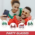 thumbnail image 4 of HONITANO Christmas Glasses Plastic 12Pcs 5.89X5.11X0.20In, 4 of 11