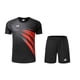 thumbnail image 2 of Traje de tenis de mesa Chaqueta de manga corta para hombres y mujeres Traje de competición de running de tenis de mesa de secado rápido, 2 of 6