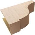 thumbnail image 6 of 11"W x 33"D x 22"H Classic Van Buren Rough Cedar Woodgrain TimberThane Corbel, Primed Tan, 6 of 6