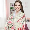 thumbnail image 5 of 34th Birthday Gifts for Women Happy 34th Birthday Gifts for Her 34 Year Old Birthday Gifts for Women 34th Birthday Decorations for Women Bestie Wife Sister Mom Friends 34th Birthday Blanket 50x60, 5 of 6