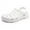 White, variant on GUBARUN Men's Garden Clogs Shoes with Arch Support Outdoor Comfort Slip-on Sandals Beach Slippers