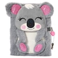 thumbnail image 1 of Cuaderno diario YOYTOO Koala de felpa con candado para niñas de 5 a 12 años, 1 of 7