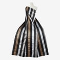 thumbnail image 2 of Zelouf Metallic Stripe Jacquard , Sewing, DIY, Crafts Fabric by the Yard, Lt Steel Combo, 50 Yard, 2 of 2