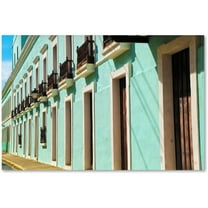 Trademark Fine Art "Old San Juan 2" Canvas Art by CATeyes