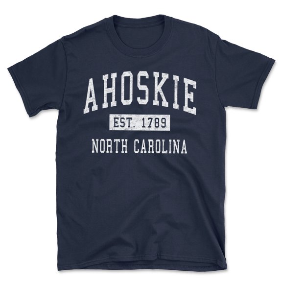 Ahoskie North Carolina Classic Established Men's Cotton T-Shirt