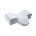 thumbnail image 3 of Toysmith Memory Foam Neck Pillow, Ergonomic Curve Neck Pillow, Makeup Grafting Eyelash Groove Pillow for Eyelash Extension Bed Beauty Gray, 3 of 9