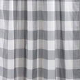 thumbnail image 2 of Levtex Home - Camden - Two Curtains 84 inch Length with Rod Pocket - Buffalo Check - Grey and Cream, 2 of 3