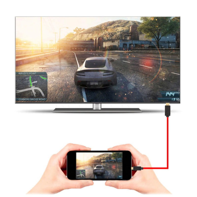 MHL Micro USB to HDMI-Compatible 1080P HD TV Cable Adapter for Samsung for Android Phones 11 PIN