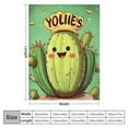 thumbnail image 4 of Nawypu Pickles Blanket Gifts  for Kid,Just a Girl Who Loves Pickles Fannel Super Soft Throw Blanket Travel Throw Blanket for Bed Couch Sofa, 4 of 6