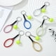 thumbnail image 4 of 24 llaveros de mini raqueta de tenis con forma de pelota de tenis realista, llavero colgante para regalo., 4 of 5