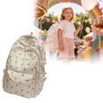thumbnail image 2 of Backpack For School Floral Lightweight Sports Backpack Multi Functional Gym Travel Tote Bag Secure Zipper External Storage Pockets, 2 of 9