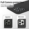 thumbnail image 2 of Designed for iPhone 16 Pro Max Case, Ultra Thin Camera Lens Protection Matte Back Hard PC Shockproof Skin Friendly Anti-Slip Solid Color Phone Case Compatible with iPhone 16 Pro Max - Black, 2 of 5