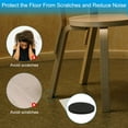thumbnail image 4 of Uxcell 1" Self Adhesive Felt Furniture Pads, 100Pcs Round Felt Pads Hardwood Floor Protectors, Black, 4 of 5