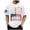 White, variant on Men's USA Flag Patriotic Graphic T-shirt Tops White Independence Day 4th of July Black,2XL