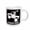 White, variant on 3drose, Wheelin Dude Black Sign 1, 11oz Two-tone Black Mug