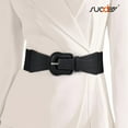 thumbnail image 4 of SUOSDEY Women Wide Belt, Elastic Belt Ladies Waist Belt for Dresses, 4 of 6