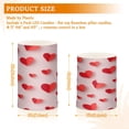 thumbnail image 3 of Set of 2 Flameless Candles Lights with Remote Control Flickering LED Candles Electric Candles for Home Decor Parties Red Paper Hearts, 3 of 7