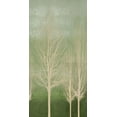 thumbnail image 2 of Bennett, Kate 11x18 Black Ornate Wood Framed with Double Matting Museum Art Print Titled - Trees on Green Panel II, 2 of 4