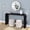Noir, variant on Arcata Console Table (56in / 1420), Cashew