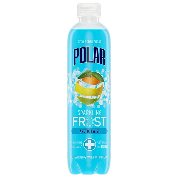 Polar Beverages Sparkling Frost Water, Arctic Twist Liquids, 17 fl oz