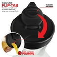 thumbnail image 5 of 50oz Plastic Juice Carafe with Black Lids (4 Pack) 50 oz Carafes for Mimosa Bar, Drink Pitcher with Lid, Milk Container, Clear Beverage Containers for Fridge, Pantry Storage, Square Pitchers, 5 of 7
