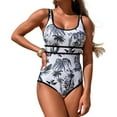 thumbnail image 2 of Traje de baño de una pieza para mujer, conjuntos de bikini para mujer, trajes de baño con cuello en V para mujer, trajes de baño para mujer, 2 of 7