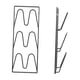 thumbnail image 1 of 2x Organizador de tapas de ollas sobre la puerta Organizador de tapas de cocina Organizador de encimeras Soporte de tapas de ollas montado en la, 1 of 9