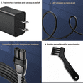 thumbnail image 5 of USB C Charger for Philips Norelco One Blade 360 & New Series 2000 3000 5000 7000 i9000, 5V Adapter for Shaver QP2724 QP2834 QP6552, MG5910 MG7910 MG9510, Replacement Phillips Power Cord, 5 of 7