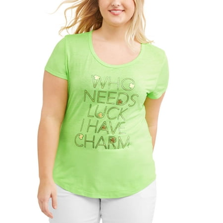Junior Plus Saint Patricks's Day Graphic Tee