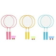 thumbnail image 3 of 2PCS Kids Tennis Racquet Training Tennis Racket with 2 Badminton for Outdoor, 3 of 10