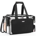 thumbnail image 1 of Bolsa de maquillaje Relavel Clear extra grande con separadores ajustables, 1 of 8