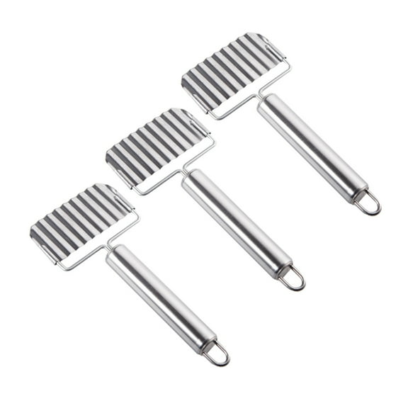 Raindrops Thickened Stainless Steel French Fries Cutters 3Pcs