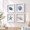 Seashells - Coastal Pastels, variant on 3d Wall Art Beach Decor Framed Set Of 4