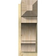 thumbnail image 2 of Ekena Millwork 8"W x 22"D x 22"H Balboa Rough Sawn Craftsman Outlooker, Douglas Fir, 2 of 4