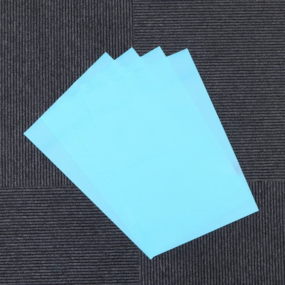UPGRATOR 4Pcs Blue EVA Refrigerator Liners Anti- for Kitchen Drawer Liners